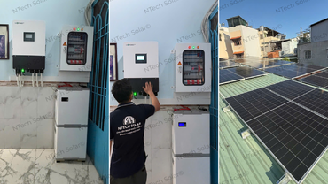 CÔNG TRÌNH LẮP ĐẶT HỆ THỐNG HYBRID 12KW 3 PHA CÓ LƯU TRỮ 15,36KWH TẠI BÌNH DƯƠNG