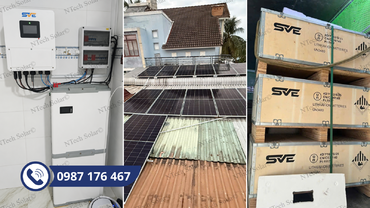 CÔNG TRÌNH LẮP ĐẶT HỆ THỐNG 7.14KW CÓ LƯU TRỮ 15.36KWH TẠI BẾN TRE