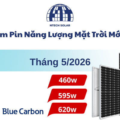 Giá Tấm Pin Năng Lượng Mặt Trời Mới Nhất Tháng 5/2026