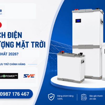 Bình Tích Điện Năng Lượng Mặt Trời Loại Nào Tốt Nhất 2026?