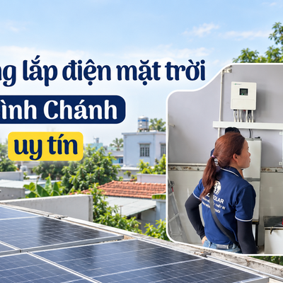 Thi Công Lắp Điện Mặt Trời Bình Chánh Uy Tín - NTech Solutions