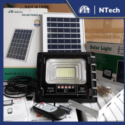 Đèn pha Led năng lượng mặt trời Jindian JD-8825L Công suất 25W