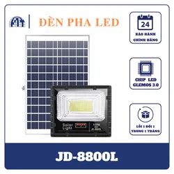 Đèn năng lượng mặt trời 100w JD-8800L