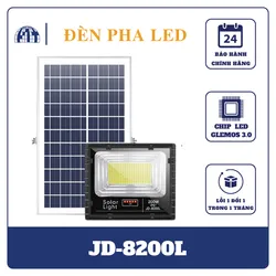 Đèn năng lượng mặt trời 200w JD-8200L
