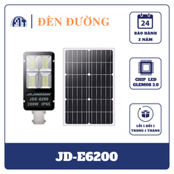Đèn đường Led năng lượng mặt trời Jindian JD-E6200, Công suất 200W