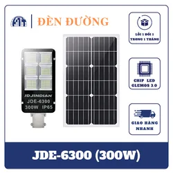 JD-E6300 Đèn năng lượng mặt trời 300W