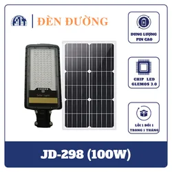 JD-298 Đèn đường LED năng lượng mặt trời Jindian Công suất 120W