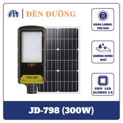 JD-798 Đèn đường LED năng lượng mặt trời Jindian Công suất 300W