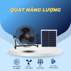 Quạt Tích Điện Năng Lượng Mặt Trời Jindian JD118L