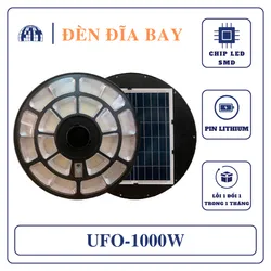 Đèn sân vườn 1000w, đèn đĩa bay năng lượng mặt trời UFO1000w Hiệu Jindian