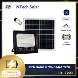 Đèn năng lượng mặt trời 200W JD-T200