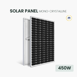 Tấm pin năng lượng mặt trời 450w 24v Blue Carbon