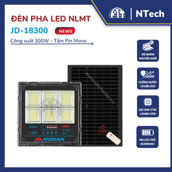 Đèn pha năng lượng mặt trời 300w JD-18300