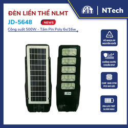 Đèn liền thể năng lượng mặt trời 500w JD-5648