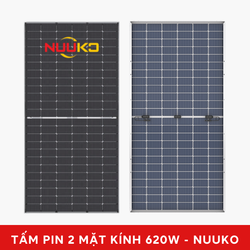 Tấm pin 2 mặt kính NUUKO 620W – NKM620N-132BDR12