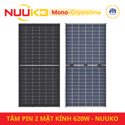Tấm pin 2 mặt kính NUUKO 620W – NKM620N-132BDR12