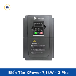 Biến Tần Bơm Năng Lượng Mặt Trời XPOWER 7.5kW 3 Pha