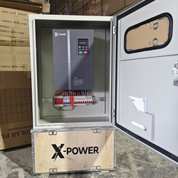 Tủ bơm năng lượng mặt trời 22kW sử dụng biến tần X-Power