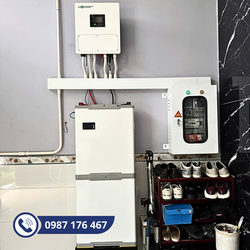 (2 triệu - 2 triệu 5 TIỀN ĐIỆN) Hệ thống điện mặt trời Hybrid 6.5kW – Lưu trữ 15,36kWh lắp đặt trọn gói