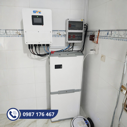 (2 TRIỆU - 2 TRIỆU 5 TIỀN ĐIỆN) Hệ thống điện mặt trời Hybrid 6kW – Lưu trữ 15,36kWh lắp đặt trọn gói