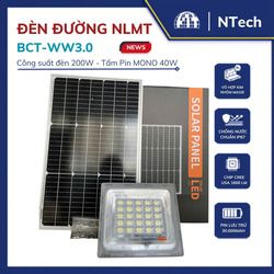 BCT-WW 3.0 - Đèn pha năng lượng mặt trời Blue Carbon 200W