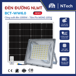 BCT-WW 6.0 - Đèn pha led năng lượng mặt trời Blue Carbon 1000W