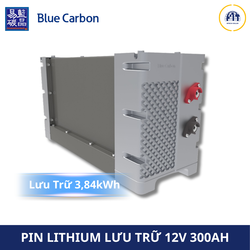 Pin Lưu Trữ Điện Mặt Trời BlueCarbon 12V 300Ah – 3,84kWh